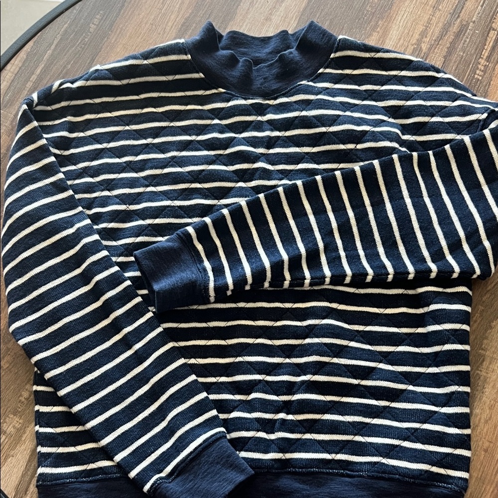 Madewell Navy Striped Women’s Sweater